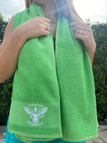 Serviette de bain verte Céleste&Puissant