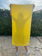 Serviette de bain jaune Céleste&Puissant