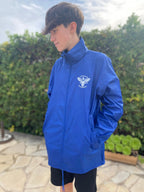 Coupe-vent bleu logo blanc Céleste&Puissant
